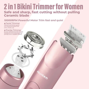 Two in one bikini shaver